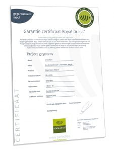 garantie kunstgras